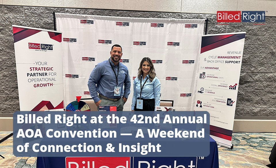 Billed Right at the 42nd Annual AOA Convention — A Weekend of Connection & Insight