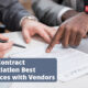 RCM Contract Negotiation Best Practices with Vendors